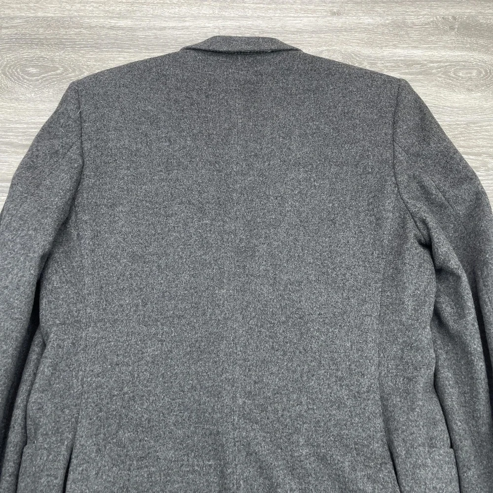 Yves Saint Laurent Blazer Mens Large Gray 2 Button Made in France 90s Vintage